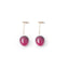 Sweet Cherry Gradient Pearl Drop Earrings for Women