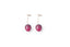 Sweet Cherry Gradient Pearl Drop Earrings for Women