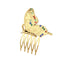 Women's Ethnic Style Butterfly Alloy Hair Comb - Fresh Metal Forest Series