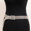 Elegant Women's Multi-Row Rhinestone Chain Belt