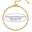 18K Gold Plated Stainless Steel Lingge Chain Anklet - Minimalist Blade Design