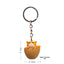 Cute Cat Alloy Plastic Keychain Pendant - DIY Creative Cartoon Design