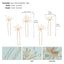 Women's Elegant Floral Alloy Seed Bead Hair Pin Bridal Accessory