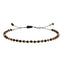 Simple Style Adjustable Natural Stone Beaded Knitting Bracelets