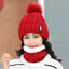 Women's Cozy Knit Wool Cap with Ear and Neck Warmer for Winter