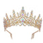 Women's Elegant Rhinestone Alloy Crown Bridal Headgear for Weddings and Parties