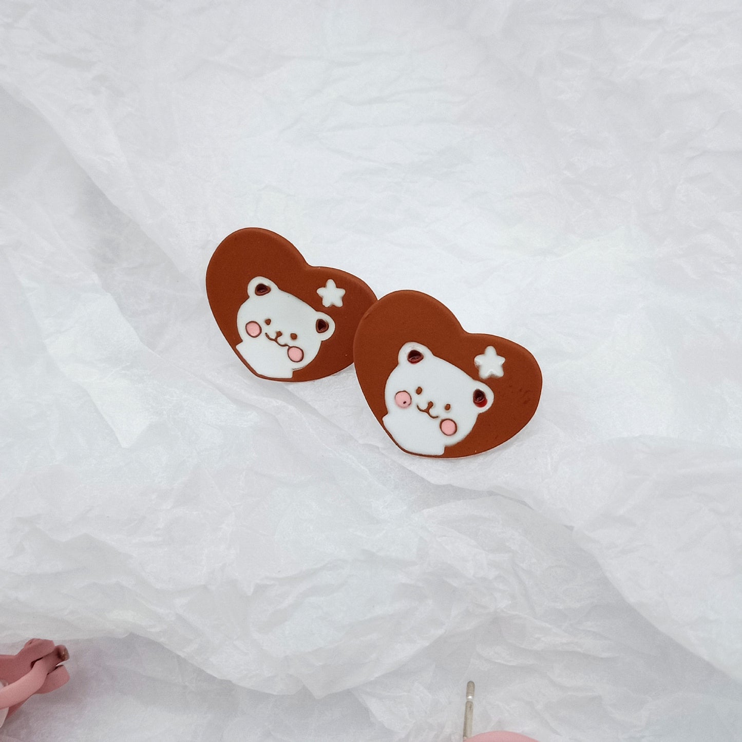 Cute Animal Alloy Ear Studs with S925 Silver Needle