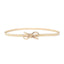 Golden Leaf Elastic Waist Belt for Women - Summer Dress Accessory