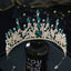 Elegant Baroque Rhinestone Crystal Bridal Crown Headwear