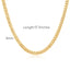 Cuban Vacuum 18K Gold Plated Stainless Steel Necklace