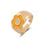 Fashion Heart Smiley Flower Geometric Alloy Ring