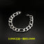 Hip-hop Stainless Steel Titanium Plated Bracelet for Men and Women