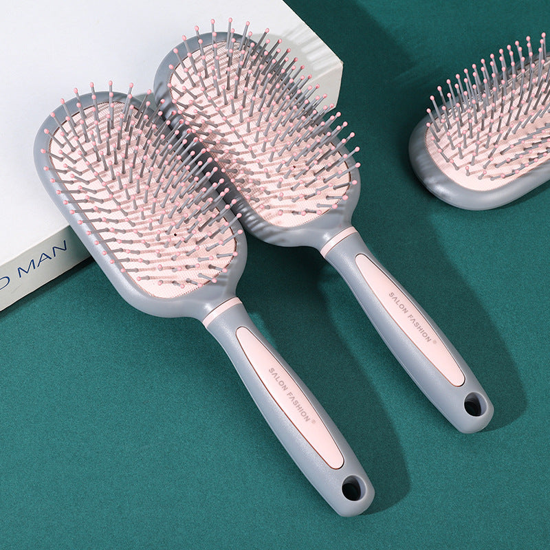 Elegant Solid Color Anti-Static Air Cushion Hairbrush for Women