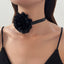 Princess Vintage Rose Floral Choker Necklace for Women