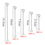 10 PCS Stainless Steel Extension Chain Set for Bracelets and Necklaces (25mm, 50mm, 75mm)