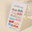 1 Set Casual Cute Simple Style Floral Strawberry Butterfly Plastic Resin Ear Studs