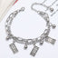 Korean Butterfly & Heart Multi-layer Stainless Steel Bracelet