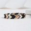 Retro Streetwear Unisex Alloy Bangle with Colorful Elastic Design