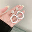 1 Pair Geometric Irregular Resin Hollow Out Women's Drop Earrings