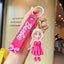 Cartoon Barbie Doll Pendant Keychain for Women