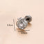 18K Gold Plated Snake Butterfly and Flower Zircon Cartilage Ear Studs