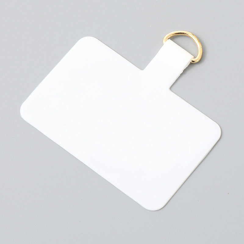 Casual Square TPU Mobile Phone Chain with Universal Anti-Loss Card Holder