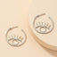 Fashion Alloy Evil Eye Statement Earrings