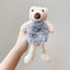 Cute Bear Plush Hair Tie and Headband Set