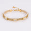 18K Gold & Rose Gold Plated Stainless Steel Zircon Bracelets - Korean Fashion Jewelry