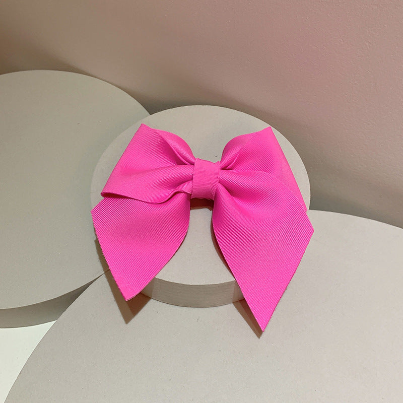 Women's Handmade Bow Knot Hair Clip and Tie - Colorful Korean Style Hair Accessory