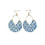 Bohemian Colorful Round Alloy Drop Earrings for Women