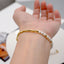 Elegant Geometric Pearl Copper Beaded Women's Retro Bracelet 2023