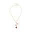 Romantic Rose Alloy Pendant Necklace for Women - Trendy and Elegant Fashion Jewelry