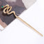 Women's Retro Snake Alloy Zircon Hairpin - Korean Style Metal Hair Ornament