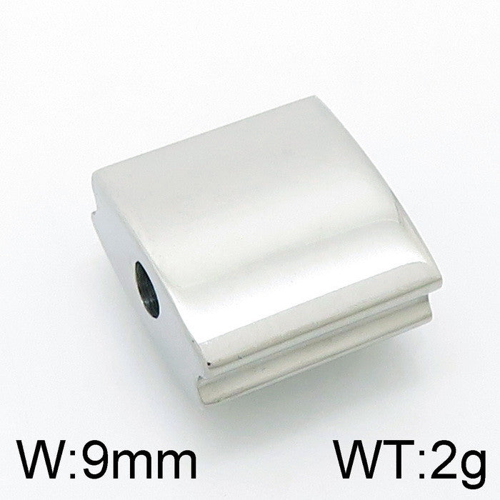 Geometric Stainless Steel Electroplated Gold DIY Jewelry Making Accessories for Bracelets and Beading