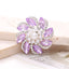 4cm Zinc Alloy Flower Gemstone and Crystal DIY Ornament Accessories