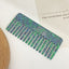 Retro Floral Acetate Hair Comb - Ins Style Rectangle Pattern