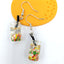 Korean Cute Fruit Pearl Milk Tea Earrings - Creative Miniature Style