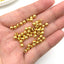 2000 PCs DIY Jewelry Accessories Round Perforated CCB Spacer Beads for Bracelet Making