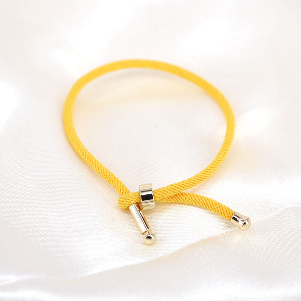 Adjustable Multi-Color Milanese Rope Bracelet for Couples