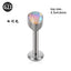 G23 Titanium Opal Resin Water Drop Ear Cartilage & Lip Ring Studs