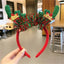 Women's Christmas Star Sequin Antler Hair Band