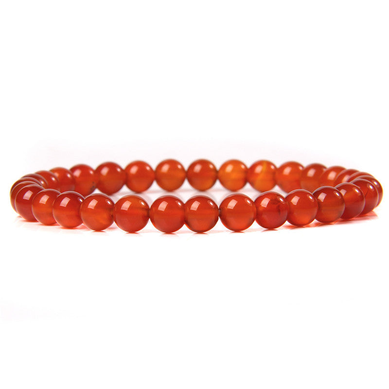 Fashion Natural Stone Crystal Agate Beaded Bracelet for Women