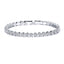 Full Rhinestone Single Row Bracelet Roman Imitated Crystal Simply Studded NHPJ128260