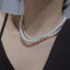 Elegant Baroque Pearl Layered Women's Choker Necklace