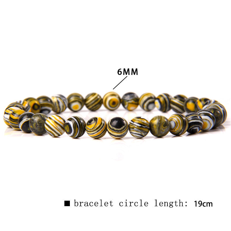 Fashion Natural Stone Crystal Agate Beaded Bracelet for Women