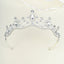 Women's Luxury Rhinestone Alloy Princess Crown Tiara for Bridal Wedding Accessories