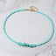 Irregular Crystal Gravel Colorful Rice Bead Necklace for Women