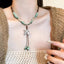 Vintage Bohemian Tassel Pendant Necklace - Ethnic Alloy Statement Jewelry