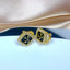 Elegant Heart & Bow Opal Pearl Rhinestone Ear Clips - 1 Pair